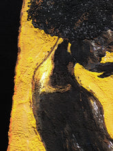 Afro Black Queen T-shirt  PAINTED 3D Black is Gold t shirt - QuorArtisticTshirts