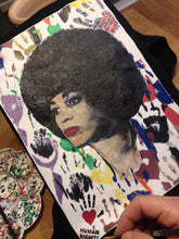 Angela Davis T-shirt for Human Rights PAINTED 3D - Quortshirts