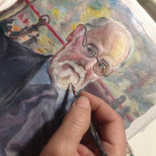 Sigmund Freud T-shirt Painted 3d Freud Tshirt - Quortshirts