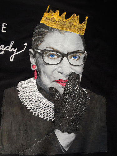 Notorious RBG Shirt  Ruth Bader Ginsburg PAINTED 3D  TShirt  I dissent - Quortshirts