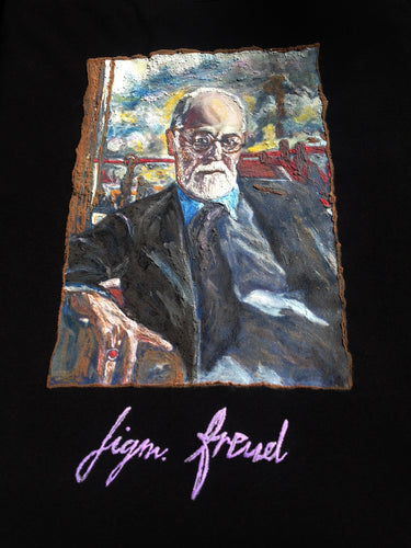 Sigmund Freud T-shirt Painted 3d Freud Tshirt - Quortshirts
