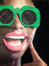 African American Girl  T-shirt PAINTED 3D  Black Queen - Quortshirts