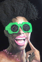 African American Girl  T-shirt PAINTED 3D  Black Queen - Quortshirts