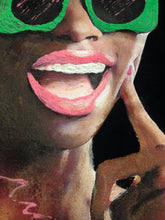 African American Girl  T-shirt PAINTED 3D  Black Queen - Quortshirts