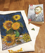 Sunflowers  VINCENT VAN GOGH  Art   T-shirt Painting 3d  Still Life Tee - Quortshirts