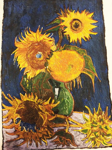 Sunflowers  VINCENT VAN GOGH  Art   T-shirt Painting 3d  Still Life Tee - Quortshirts