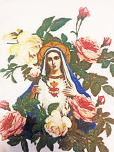 Virgin Mary T shirt Sacred Heart  Tshirt  Religious Catholic Shirt - Quortshirts